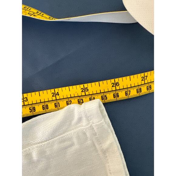 Lilly Pulitzer Palm Beach Fit White Denim Jeans Palm Tree Pockets 10 Pre-owned - Picture 7 of 7